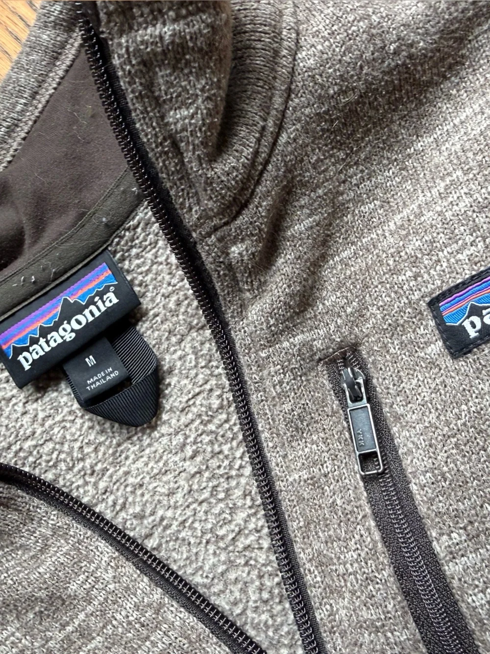 Patagonia Men's Heather Gray Half-Zip Pullover
